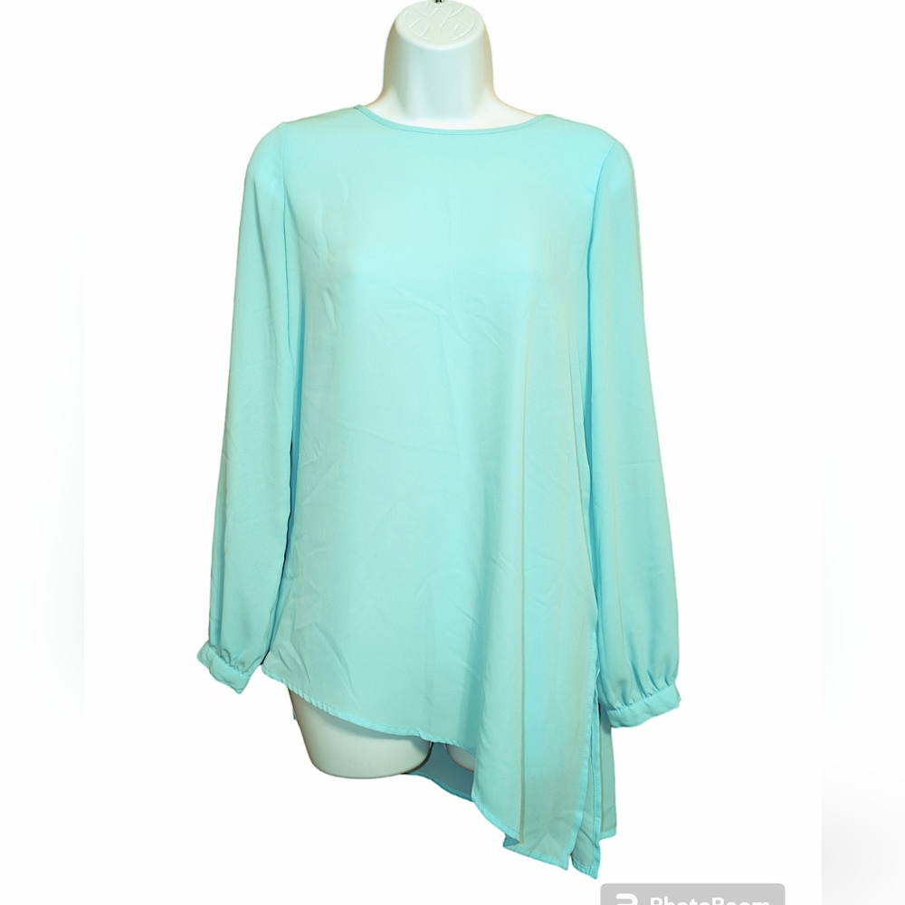 GB asymmetrical blouse